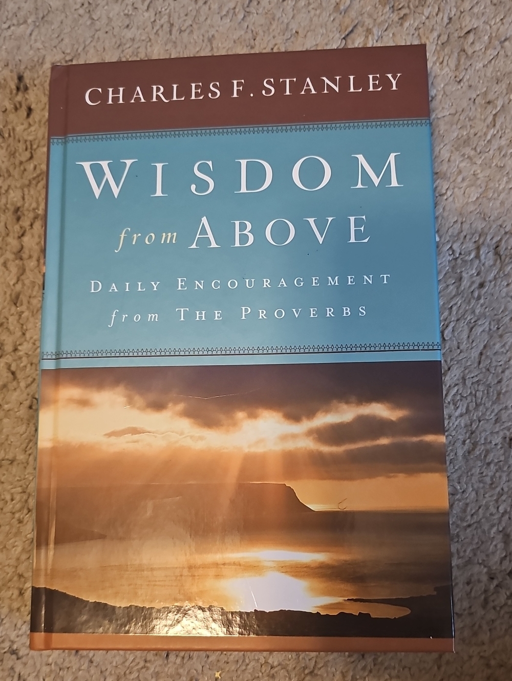 Wisdom from Above Hardcover in Teal and Brown by